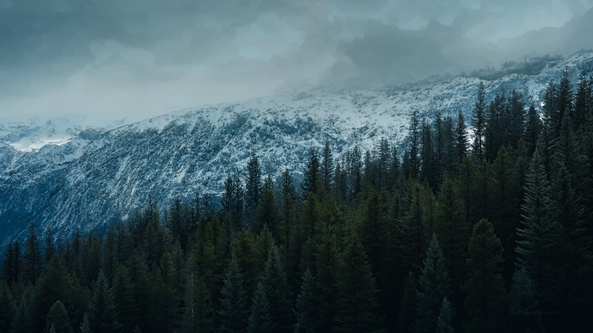Far mountain background